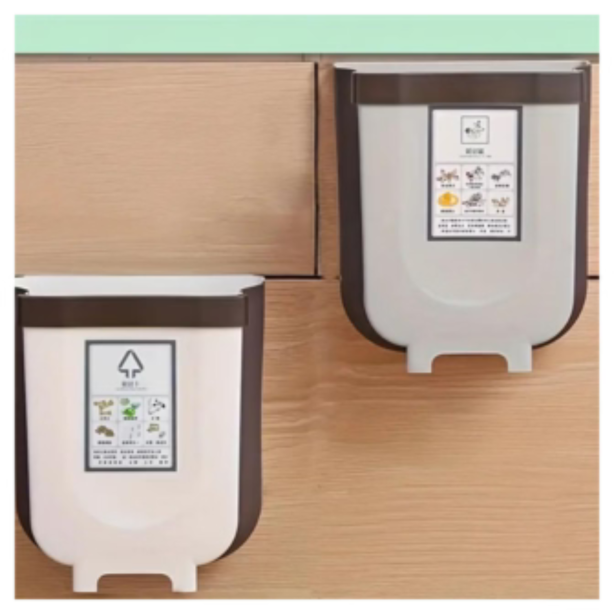 Basurero Plegable Colgante para Cocina y Baño