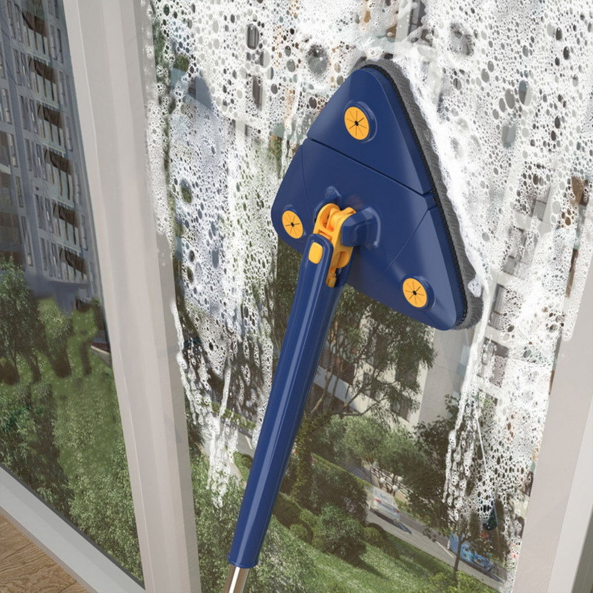 Mopa Giratoria Triangular 360° con Exprimidor