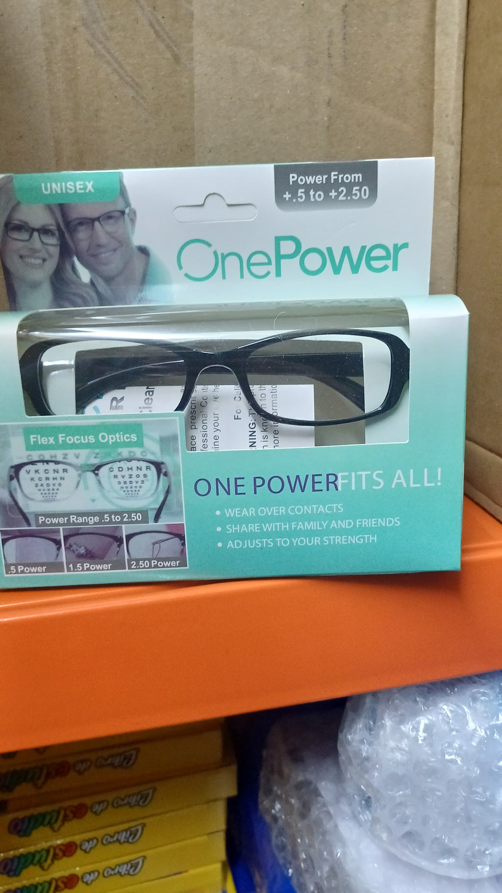 Lentes One Power en uso