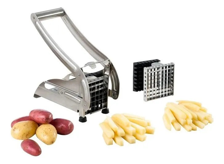Cortador de Papas Fritas de Acero Inoxidable