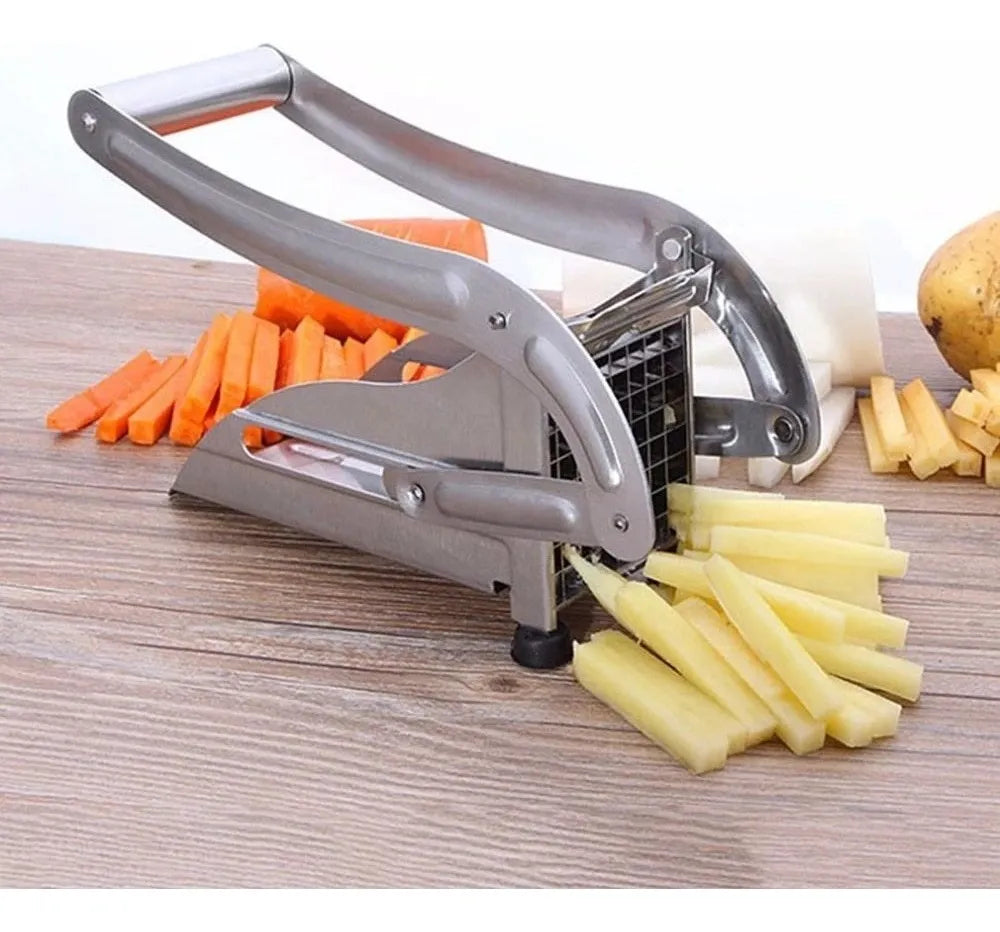 Cortador de Papas Fritas de Acero Inoxidable