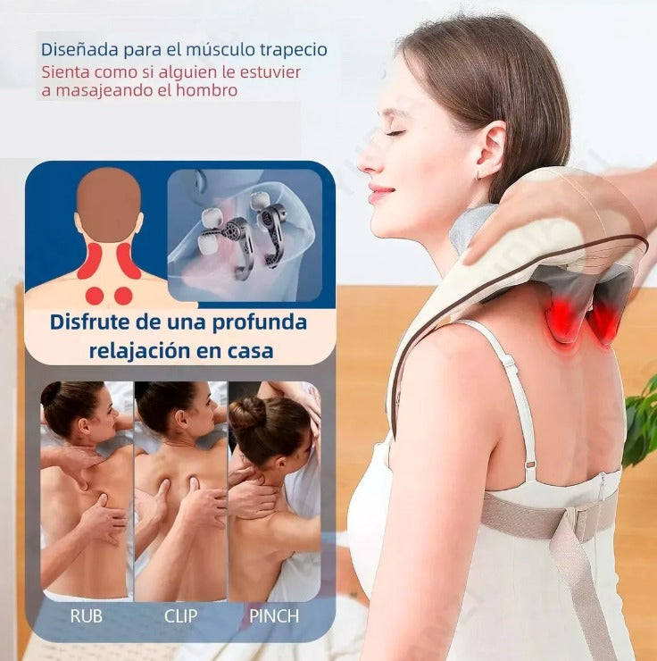 Masajeador Eléctrico de Cuello y Espalda