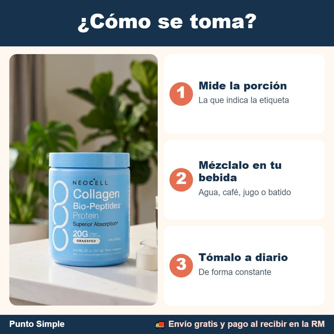Cómo se toma el colágeno Neocell