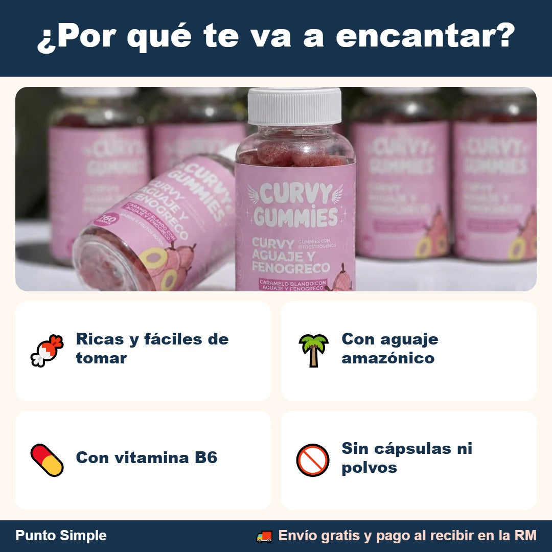 Curvy Gummies - por qué te va a encantar