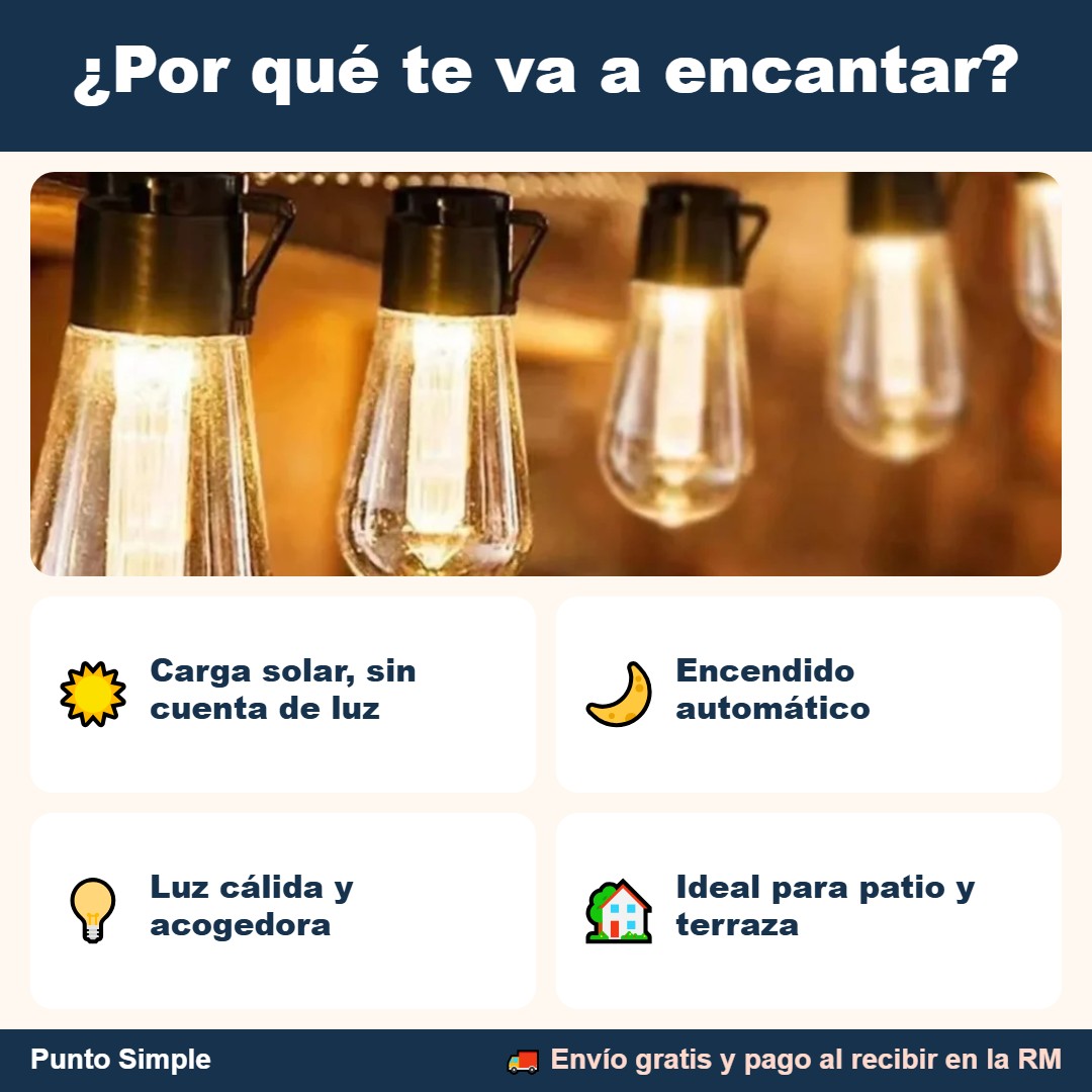 Beneficios de la guirnalda solar