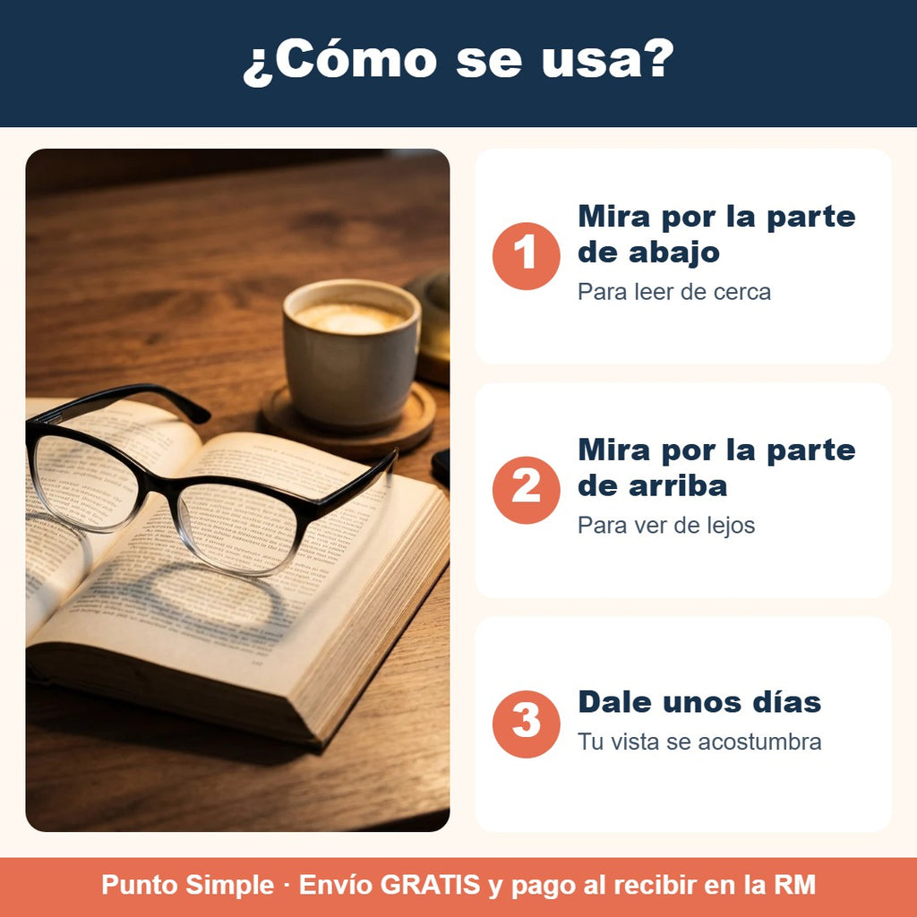 Cómo se usan los lentes multifocales