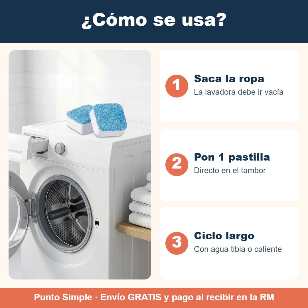 Cómo se usan las pastillas efervescentes de limpieza