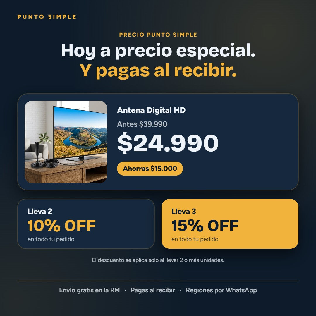 Antena Digital HD - Precio y ofertas