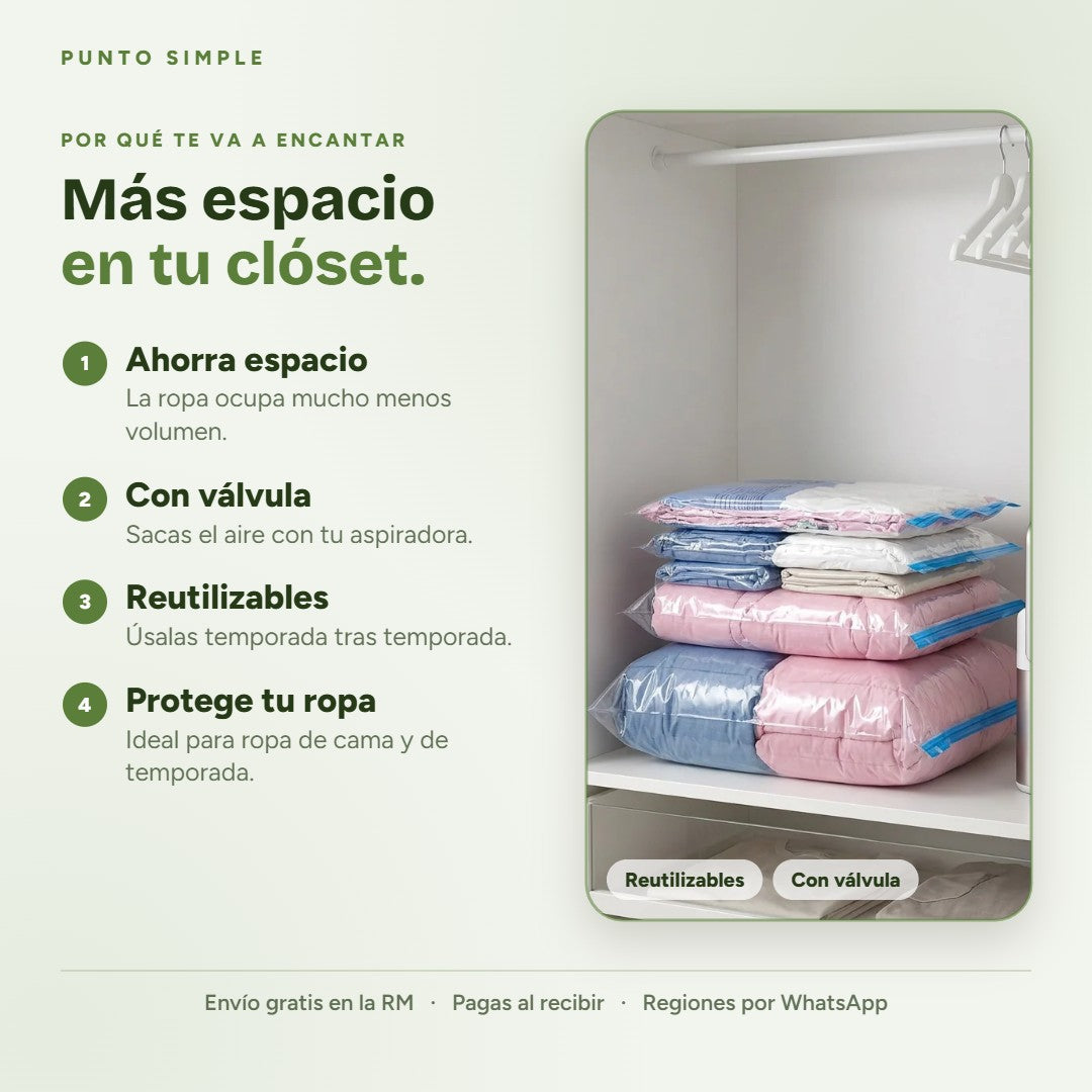 Bolsas al Vacío - Por qué te va a encantar