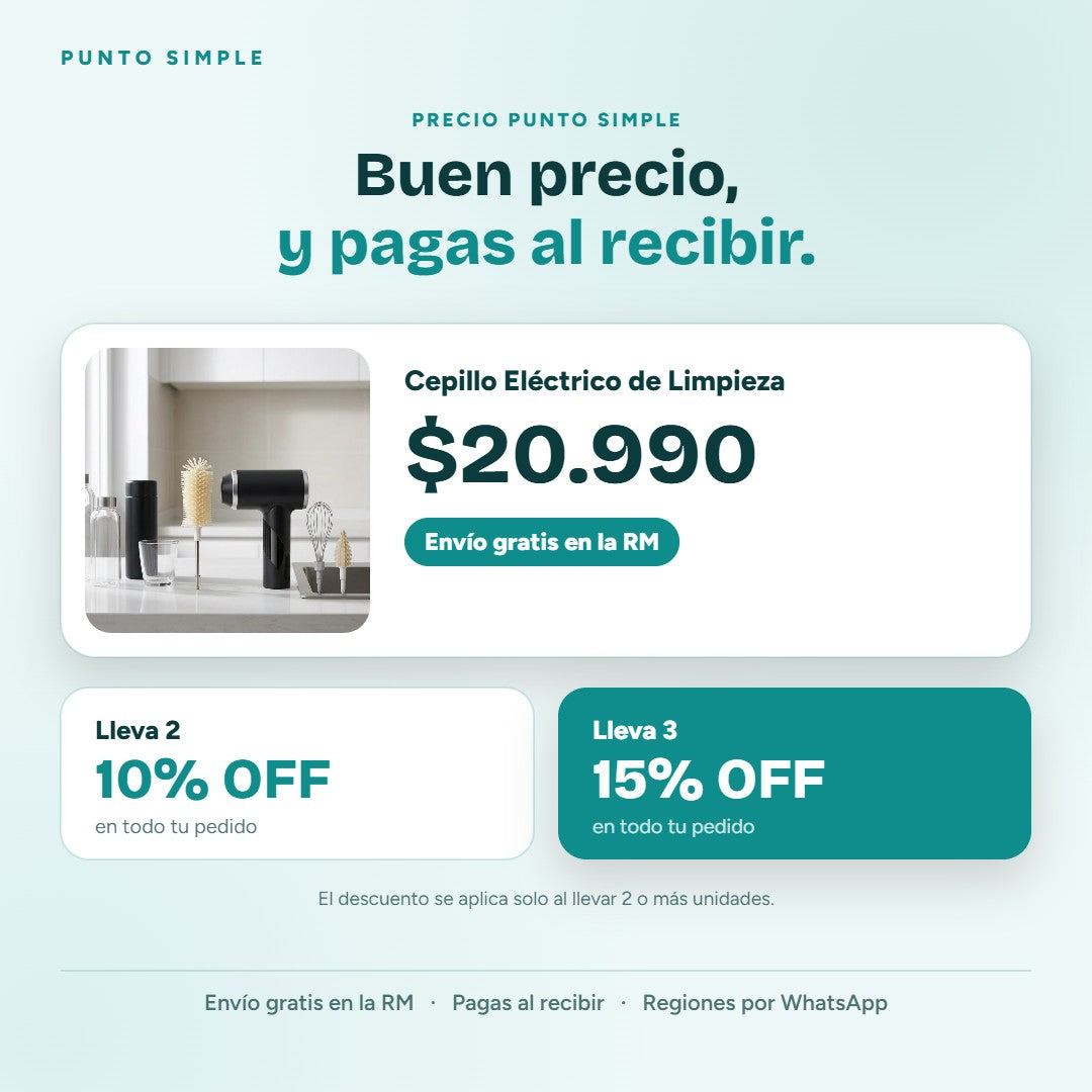 Cepillo Eléctrico de Limpieza - Precio y ofertas