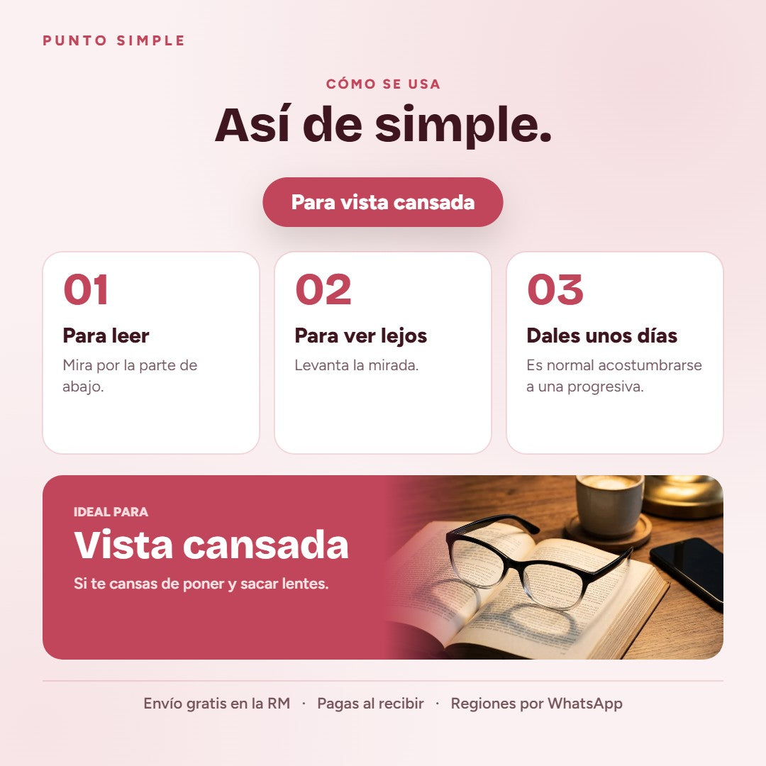 Lentes One Power - Cómo se usa