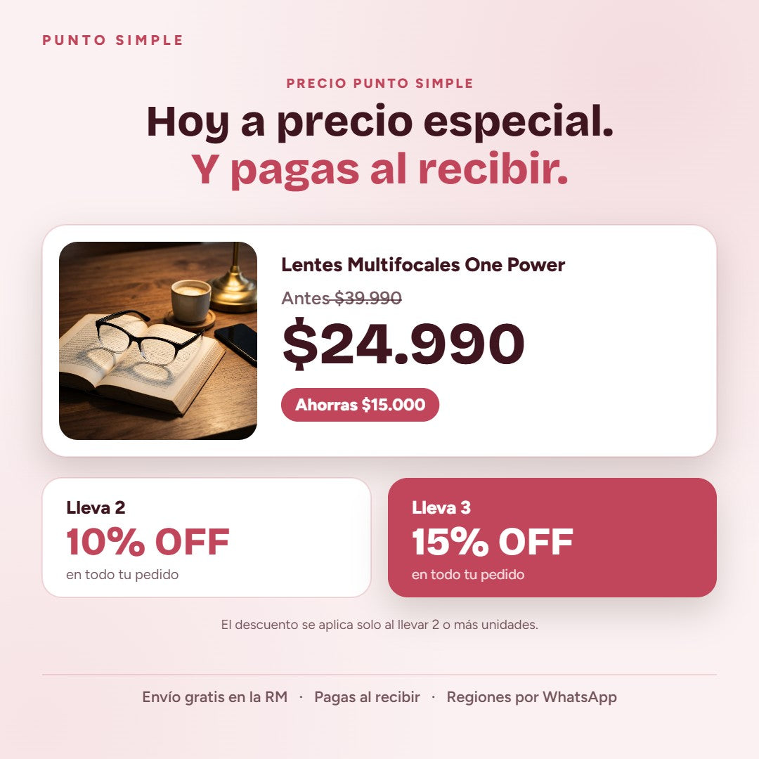 Lentes One Power - Precio y ofertas