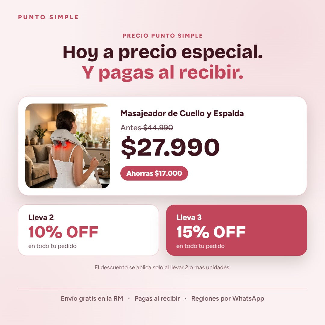 Masajeador de Cuello - Precio y ofertas