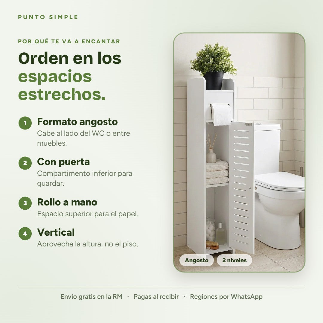 Mueble Organizador Angosto - Por qué te va a encantar