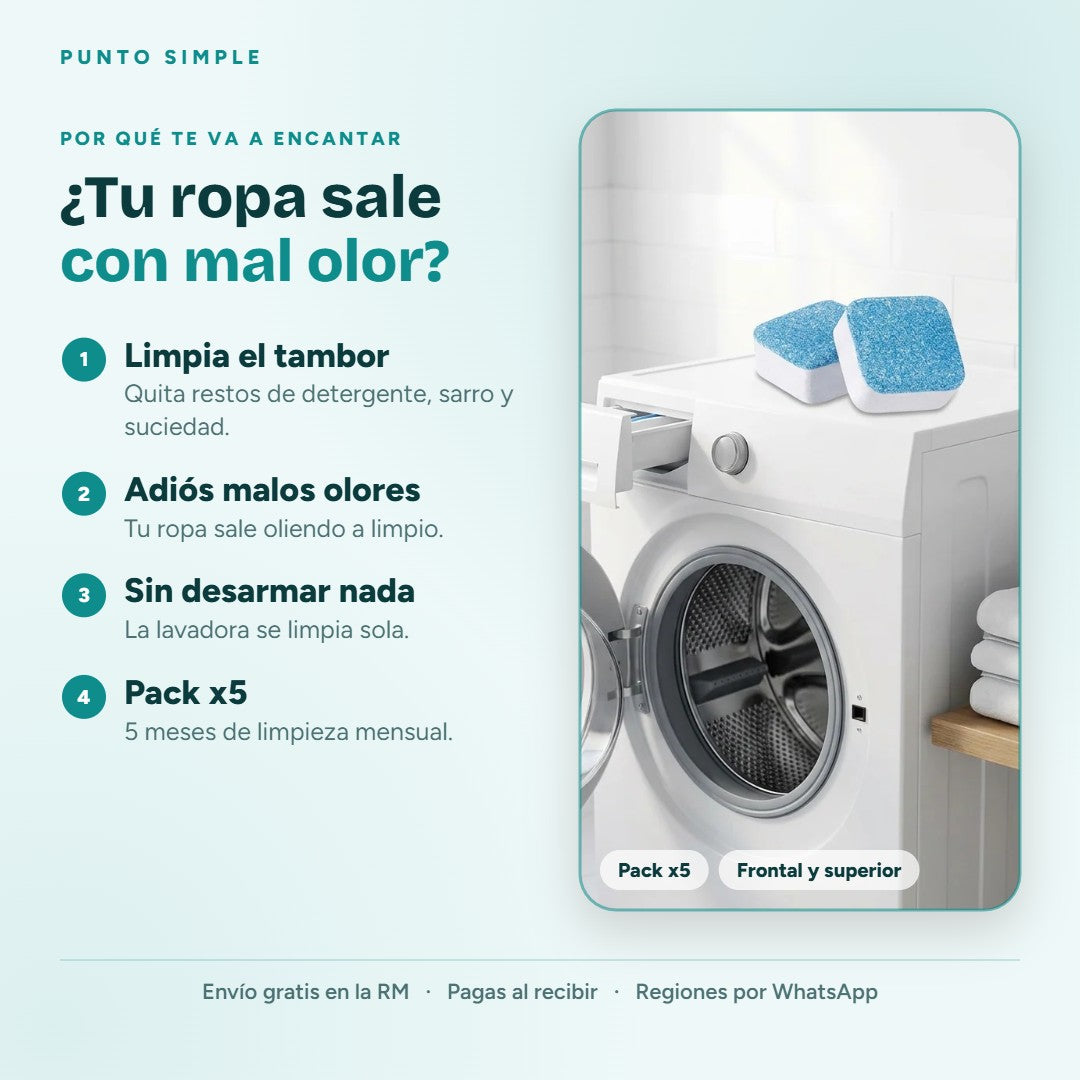 Pastillas para Lavadora - Por qué te va a encantar