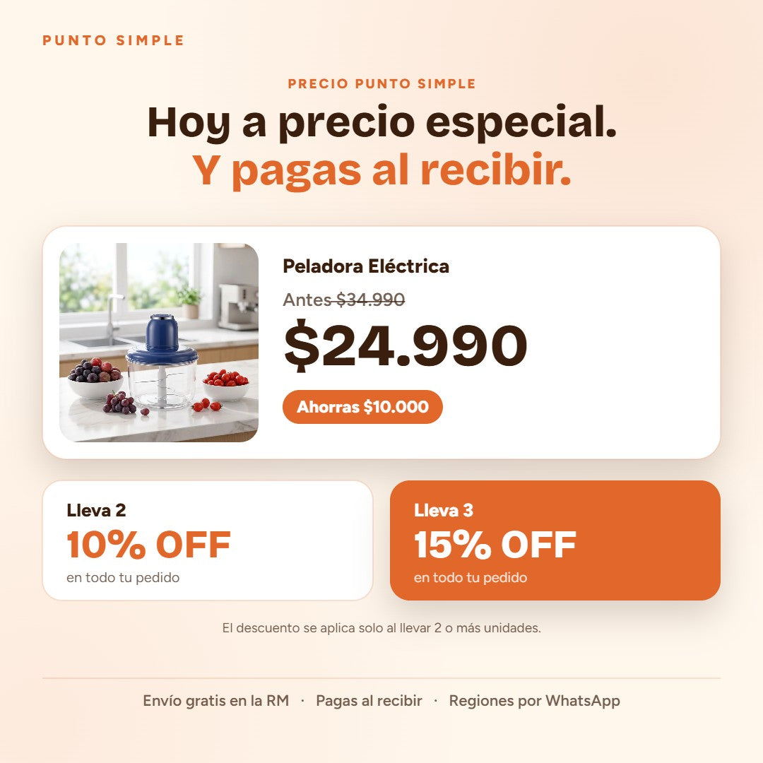 Peladora Eléctrica - Precio y ofertas