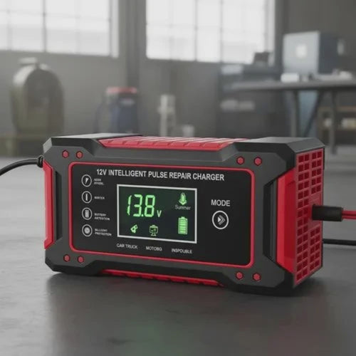 Video del cargador de batería 12V
