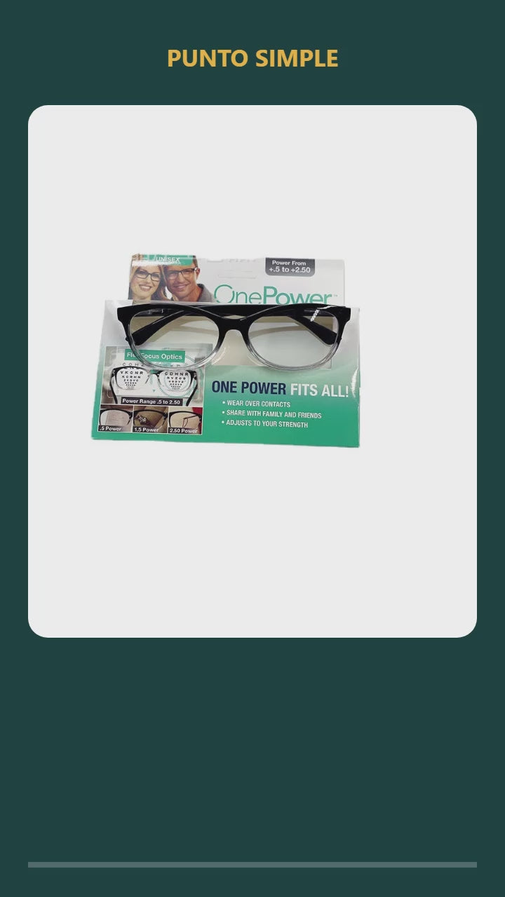 Cómo se usan los lentes One Power
