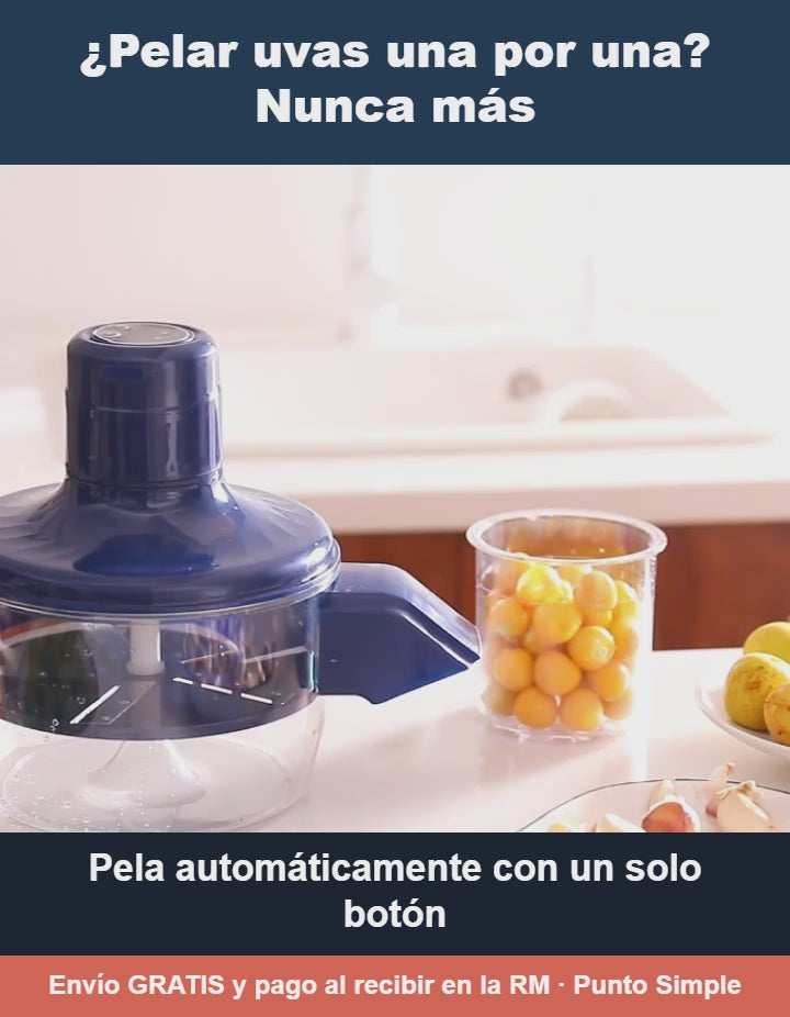 Peladora eléctrica automática en uso real