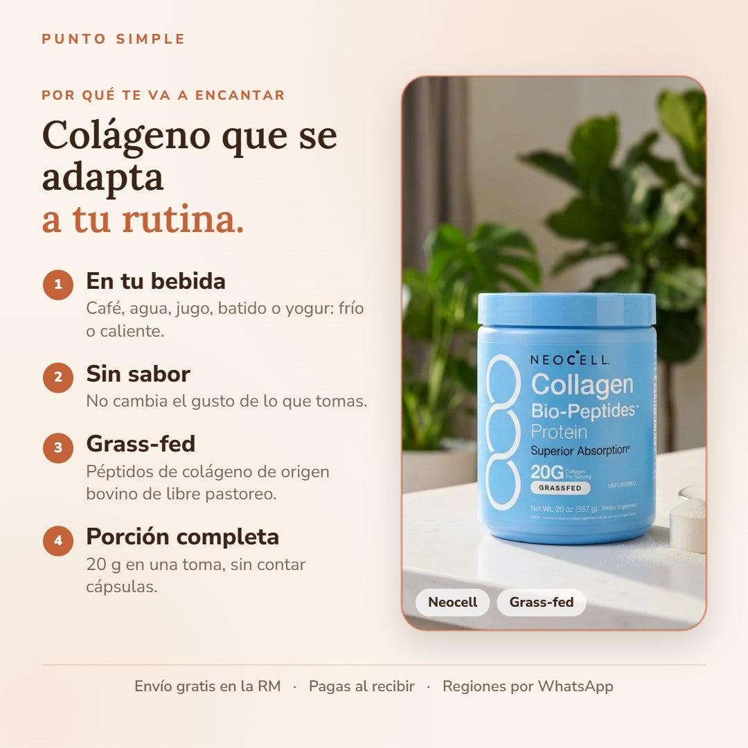 Colágeno Neocell - Por qué te va a encantar