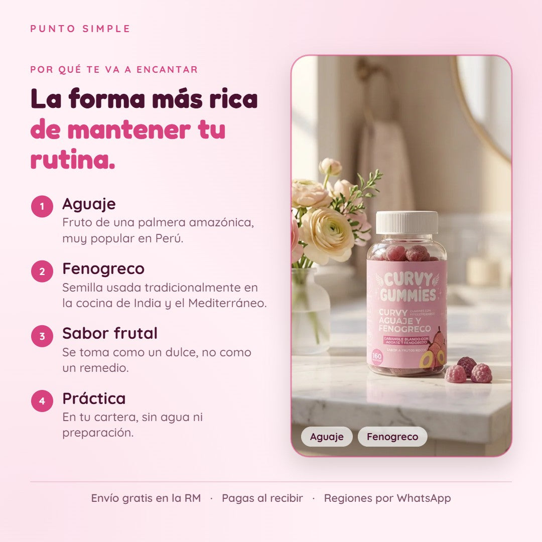 Curvy Gummies - Por qué te va a encantar