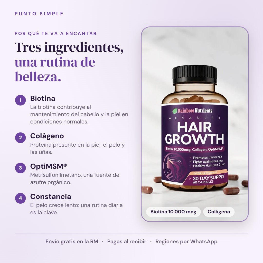 Hair Growth - Por qué te va a encantar