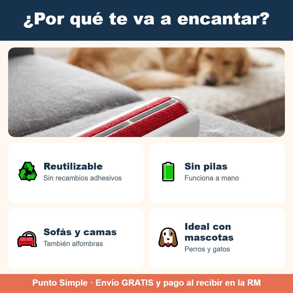 Beneficios del rodillo quitapelos