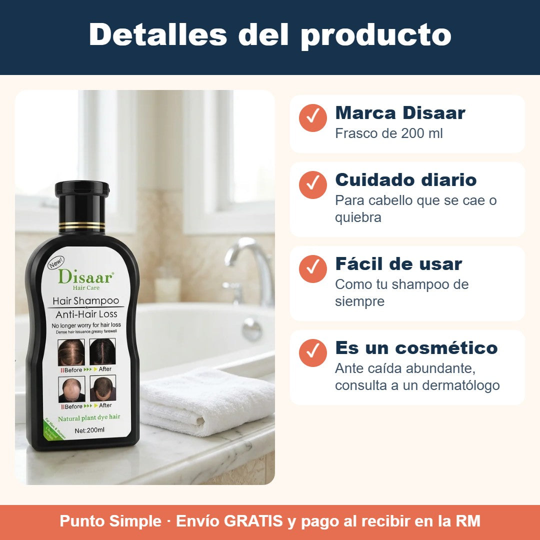 Detalles del shampoo
